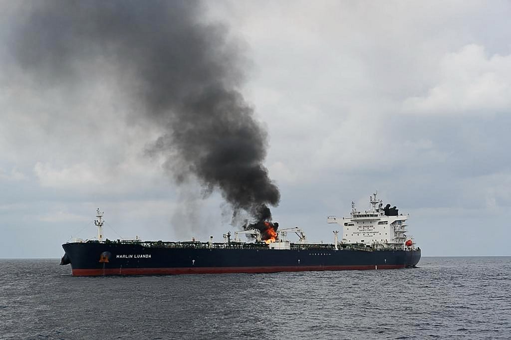 US strikes Huthi target in Yemen after attack on British oil tanker