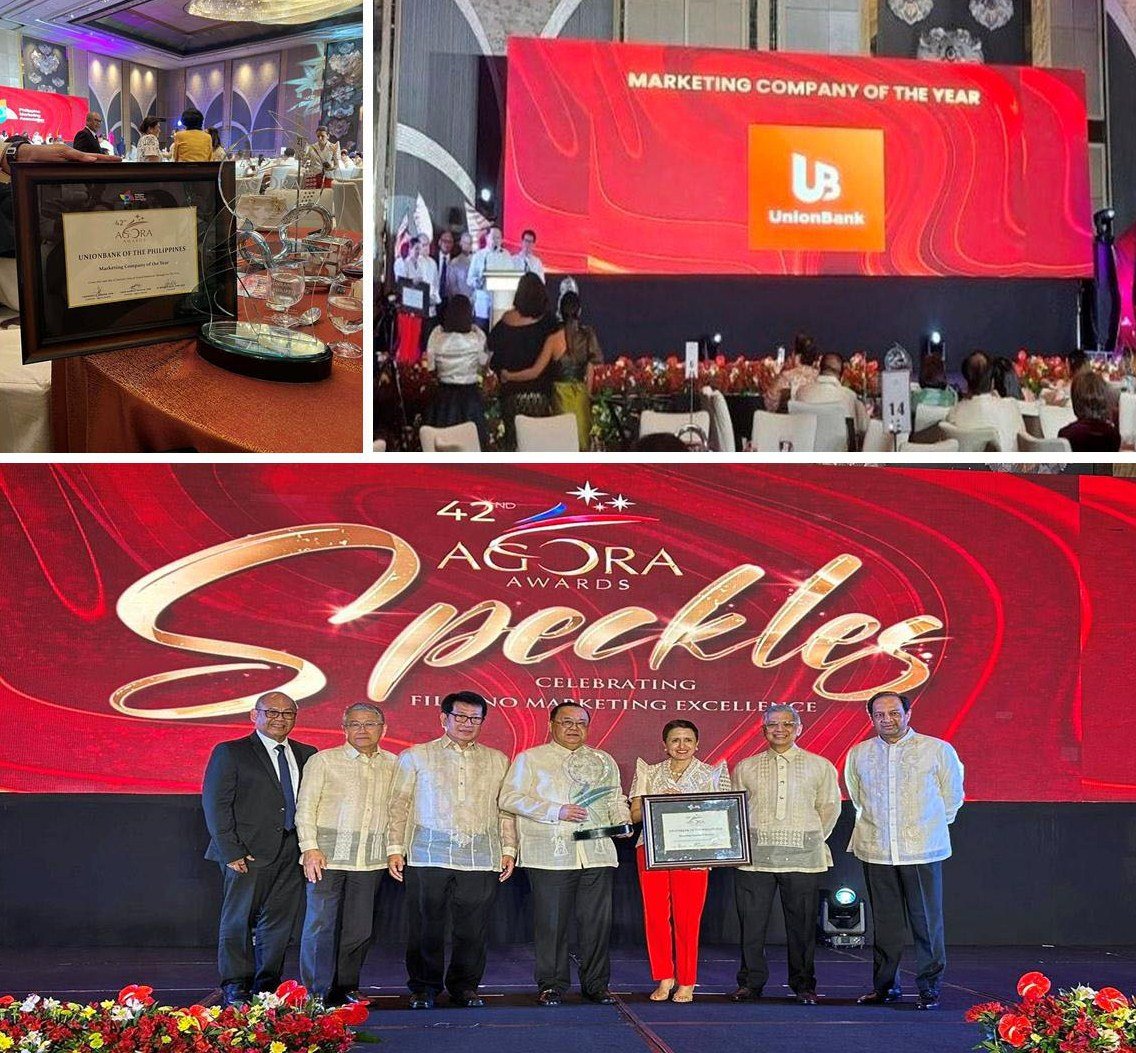 UnionBank clinches the Agora 'Marketing Company of the Year' Award 