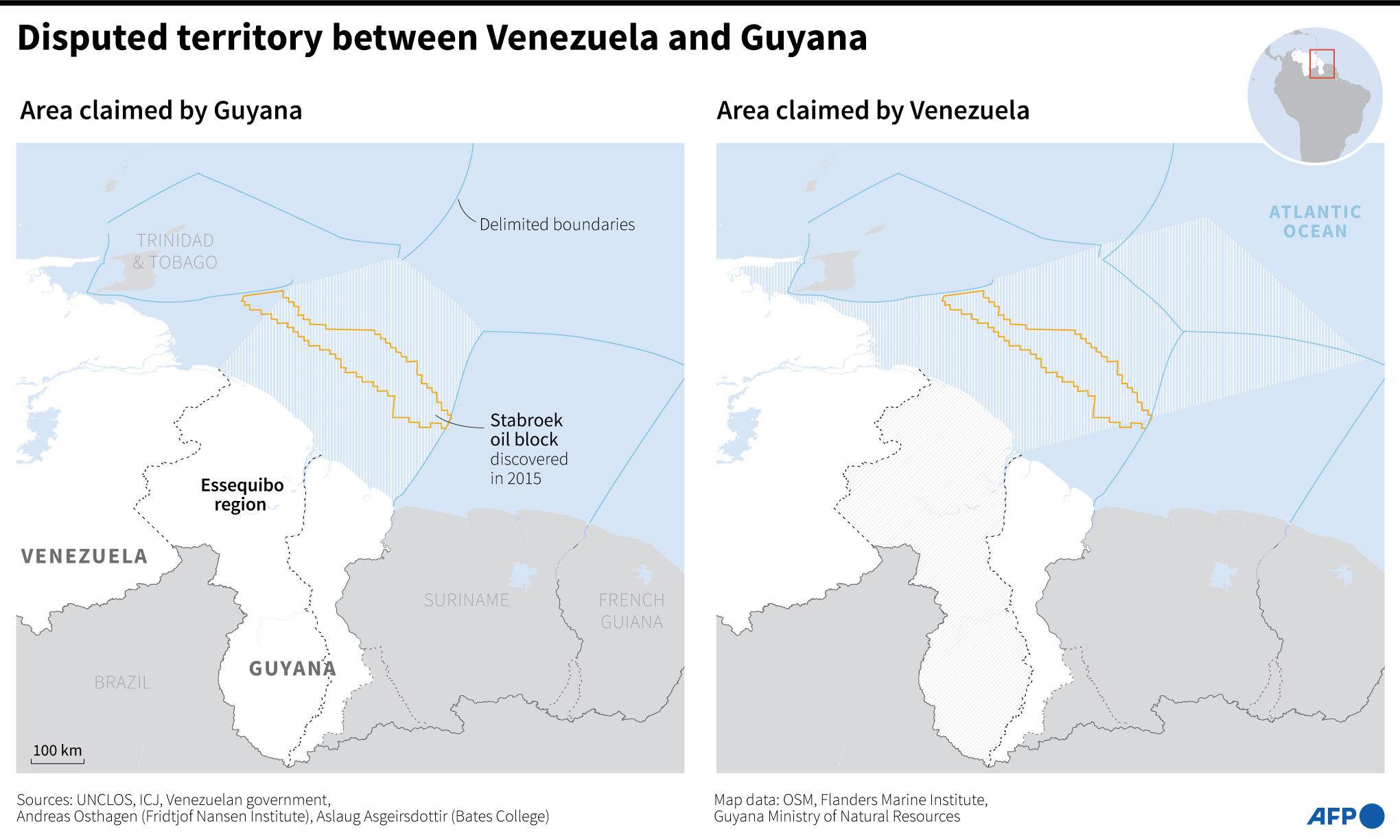 Essequibo dispute: How are maritime borders traced?