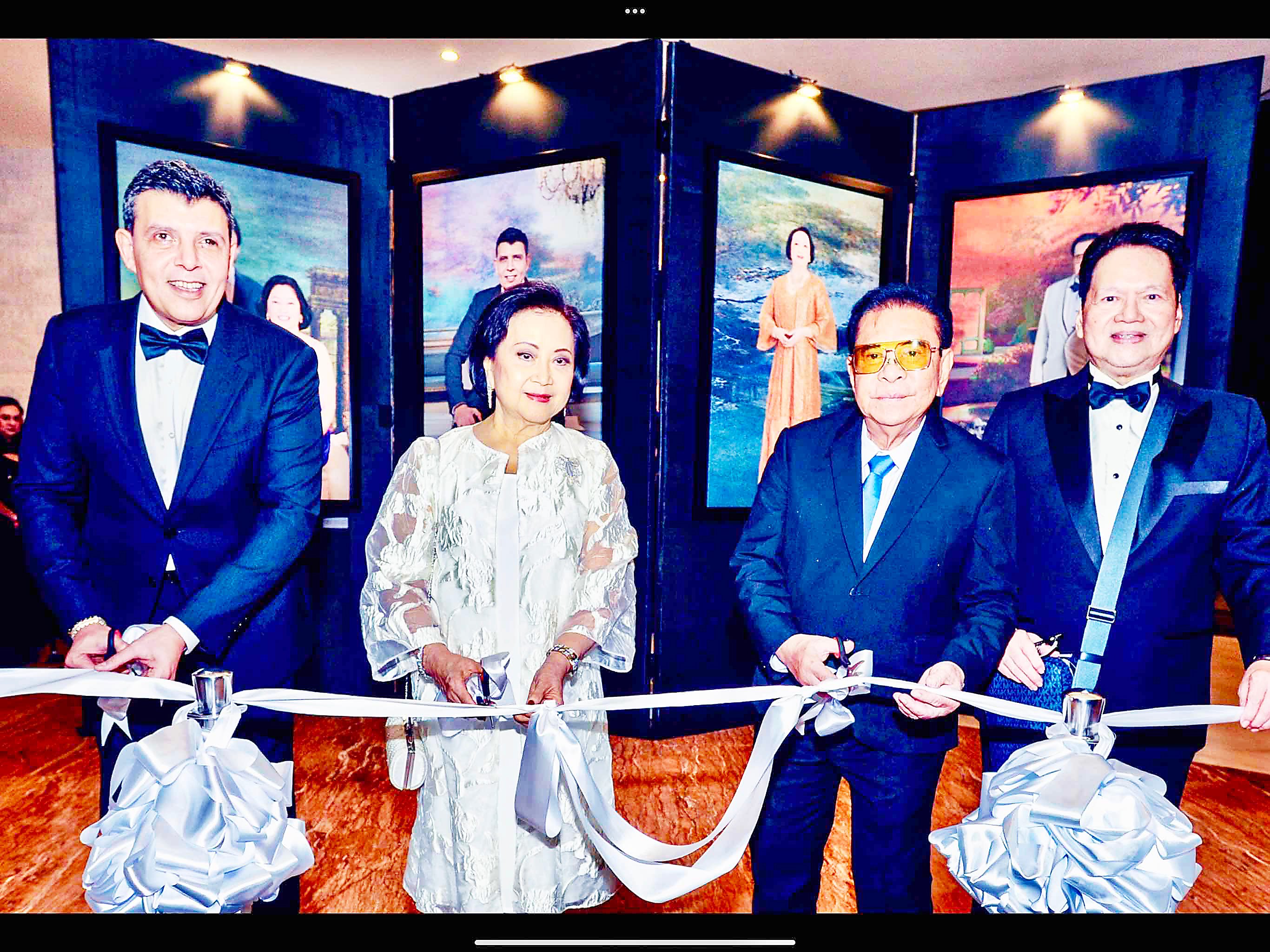 Ambassador of Egypt Ahmed Shehabeldin Ibrahim, Nedy Tantoco and Chavit Singson.