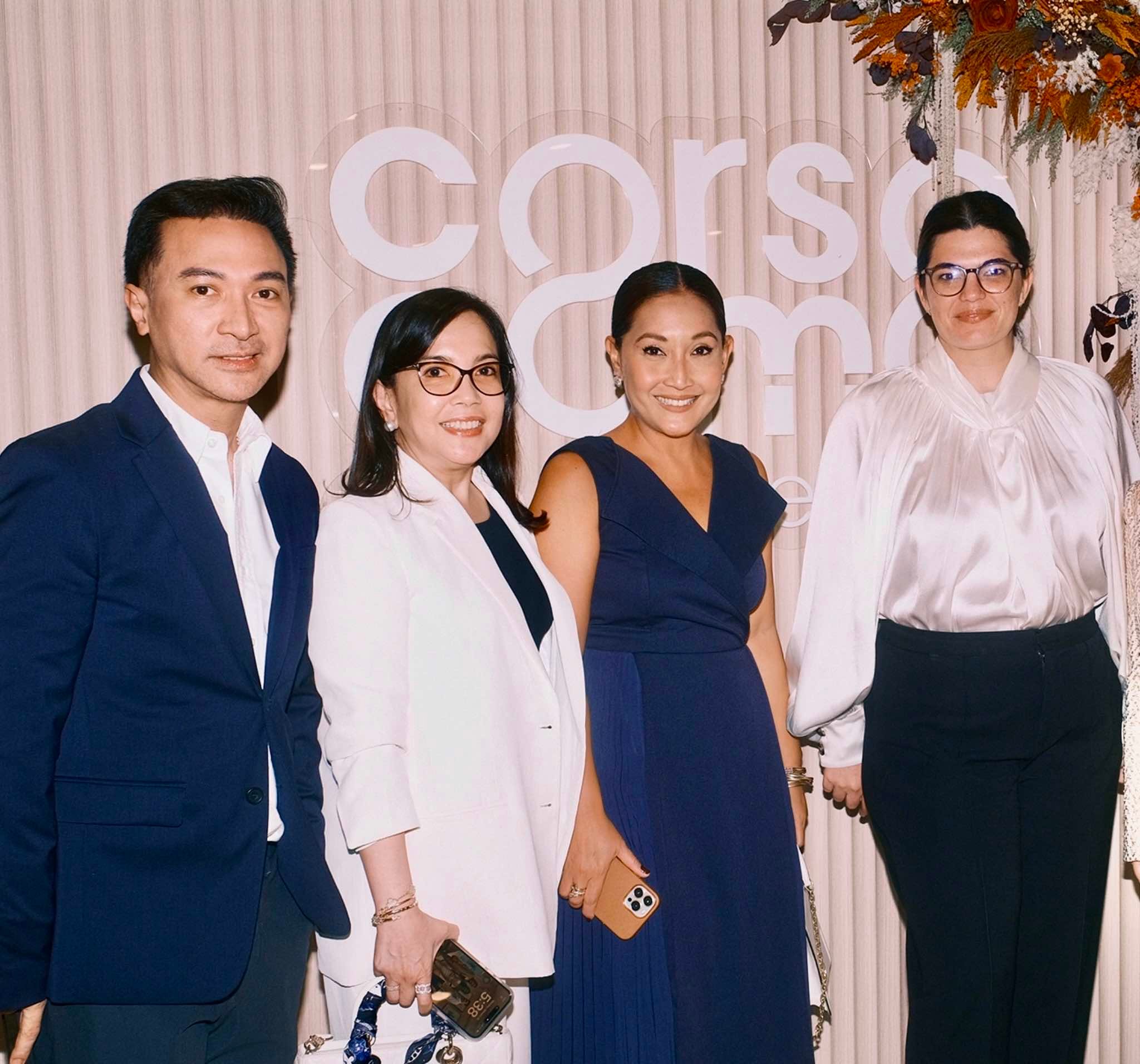 Ayala dignitaries: Mark Sablan, AC Legarda, Mitch Suarez and Mariana Zobel Aboitiz.