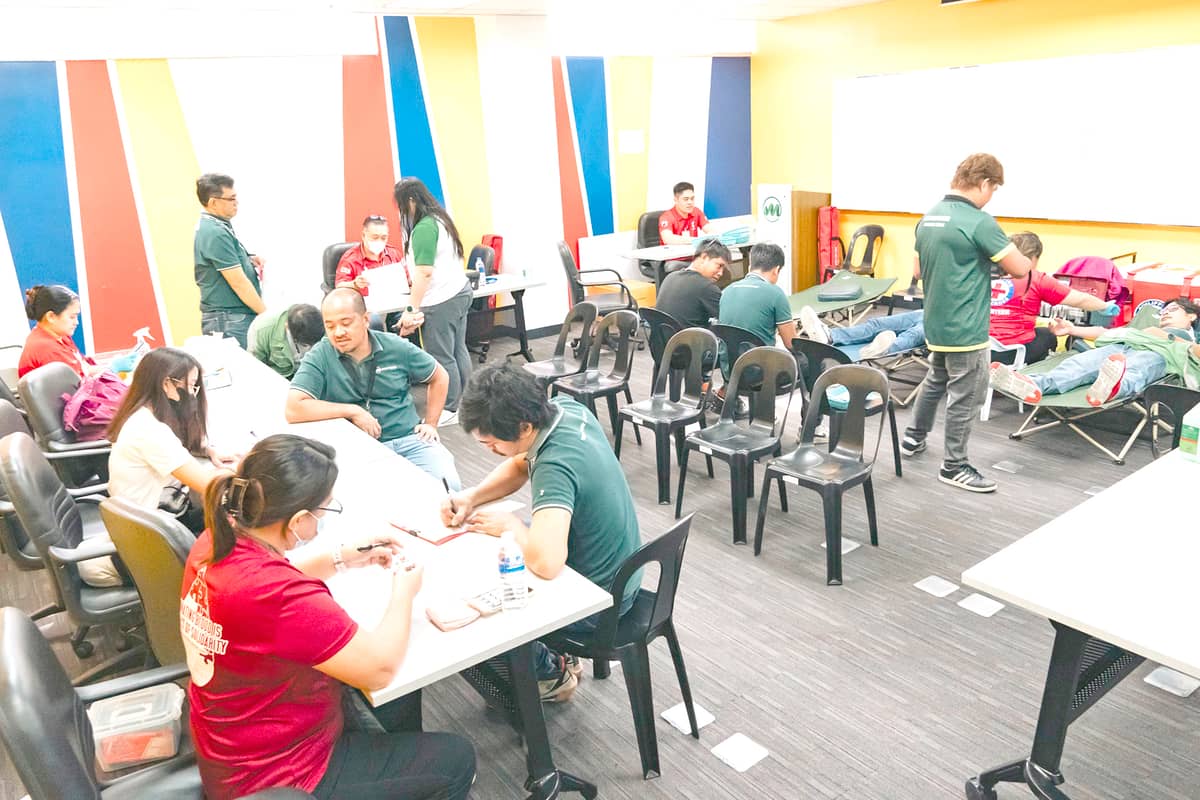 Bloodletting Activity in Partnership with the Philippine Red Cross. This marks the 6th time since MORE Power started its operation in 2020.