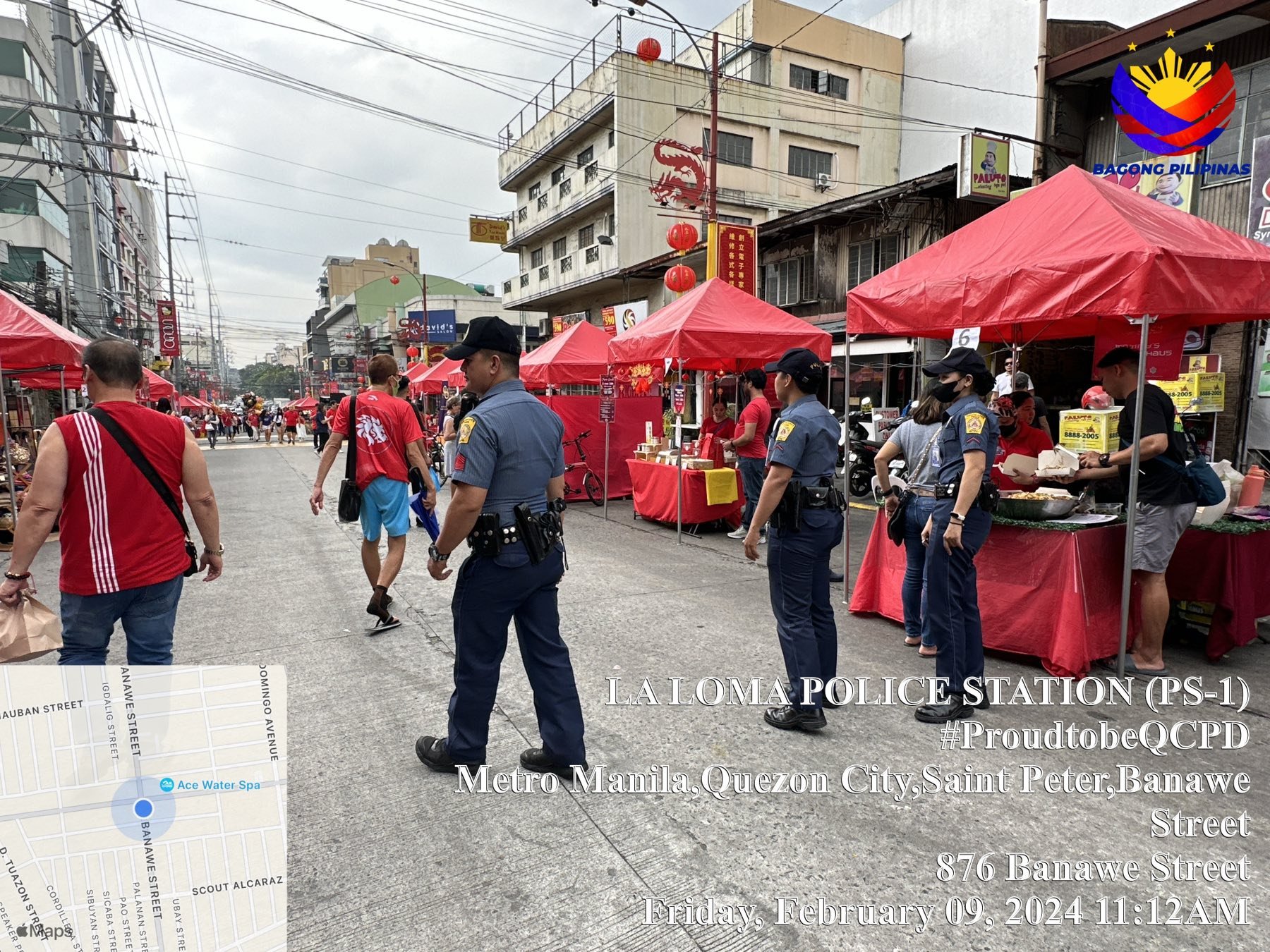 QCPD beefs up security for 3-day Chinese New Year celebration
