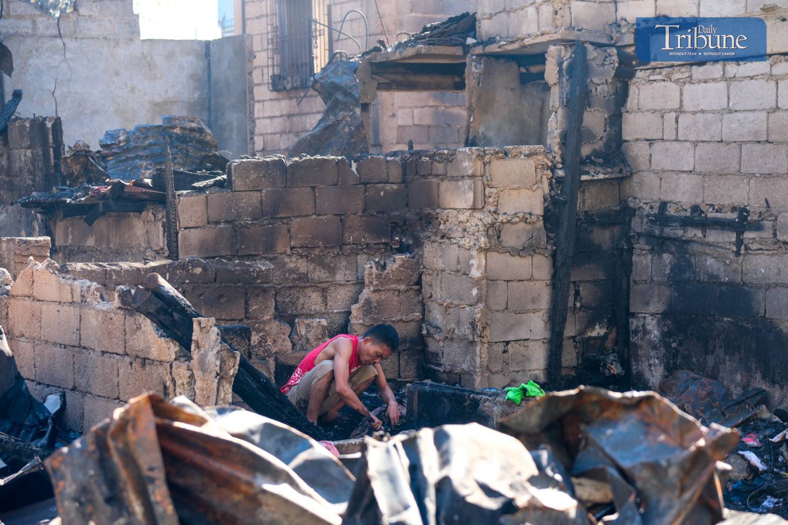 Fire aftermath in Old Sta. Mesa