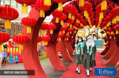 Chinese New Year lanterns at SM City Clark