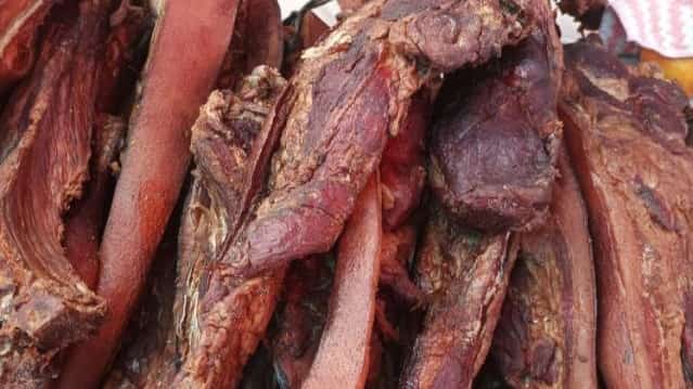 The indigenous people of Sagada, Mountain Province take pride in their version of smoked ham or bacon, called "etag".