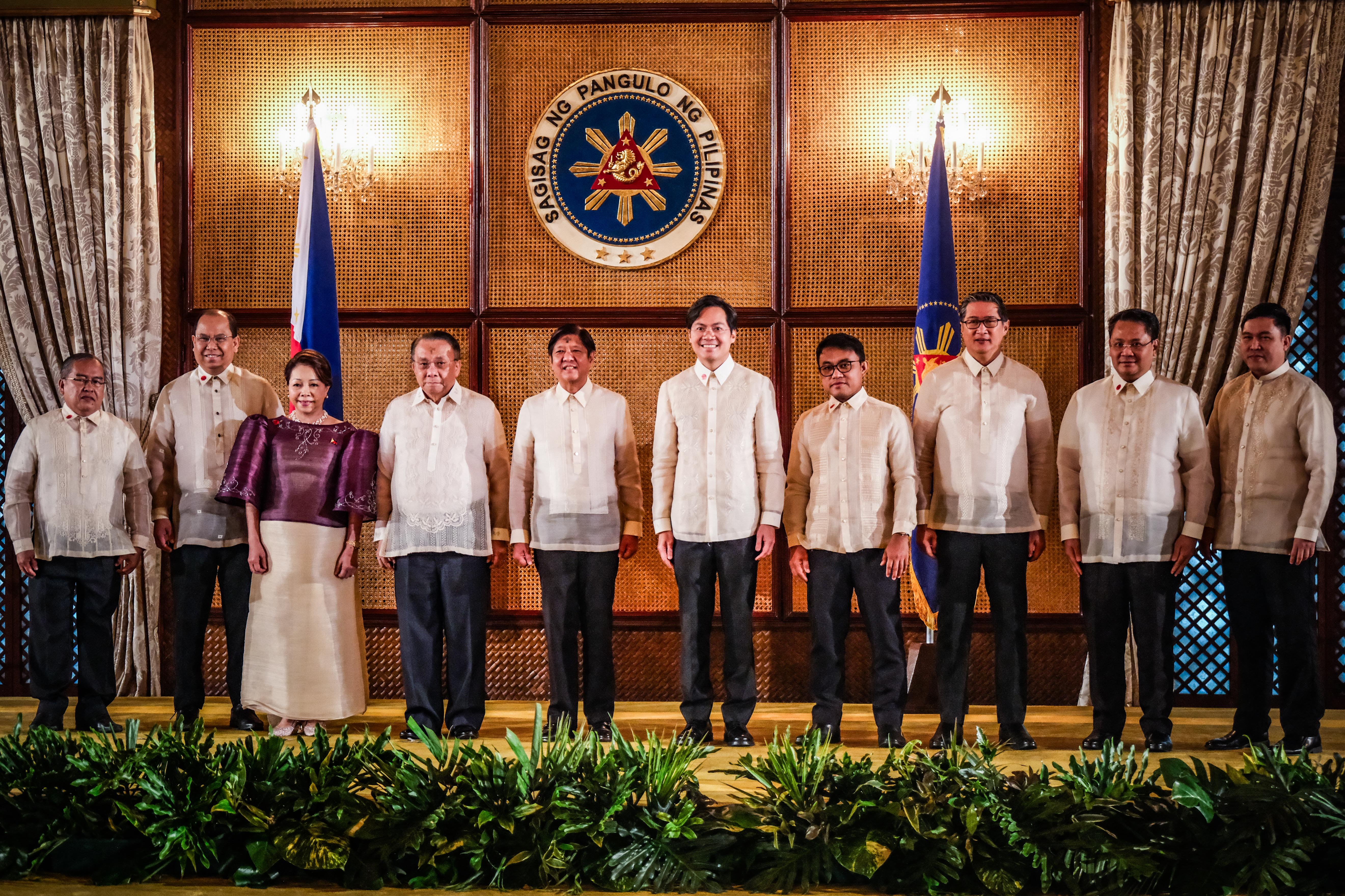 President Ferdinand Romualdez Marcos Jr. leads the awarding of outstanding government service workers and the presidential merit award to Apo Whang Od with Civil Service Commission Chairperson Karlo Alexei B. Nograles – Civil Service Commission on Wednesday, 14 February 2024 at Malacañang Palace.