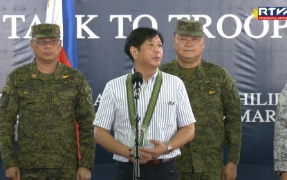 BBM emphasizes soldiers’ peacekeeping role