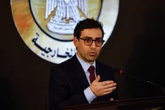 French foreign minister rejects 'forced displacement' of Gazans to Egypt