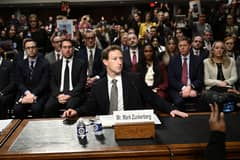 MARK Zuckerberg, CEO of Meta, looks on during the United States Senate Judiciary Committee hearing ‘Big Tech and the Online Child Sexual Exploitation Crisis’ in Washington, DC.