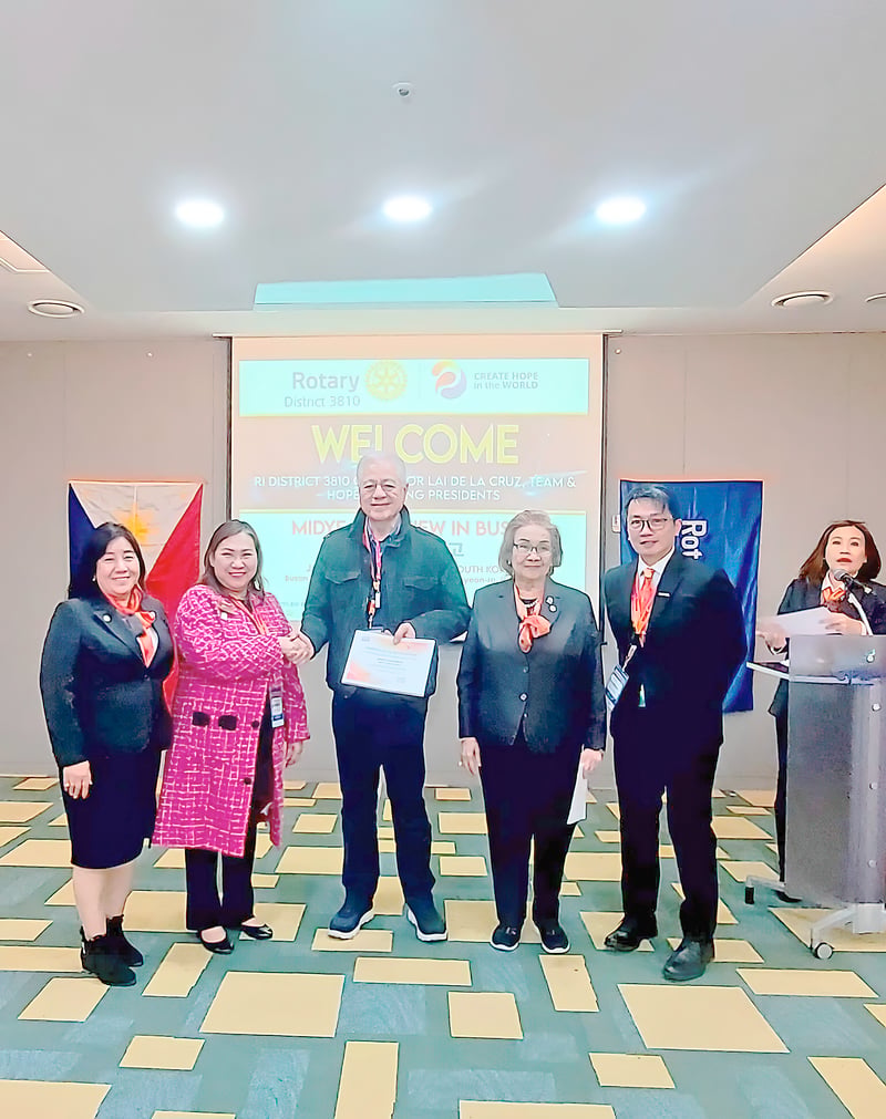 RC Manila president Alunan presents Mid-Year Report in Busan
