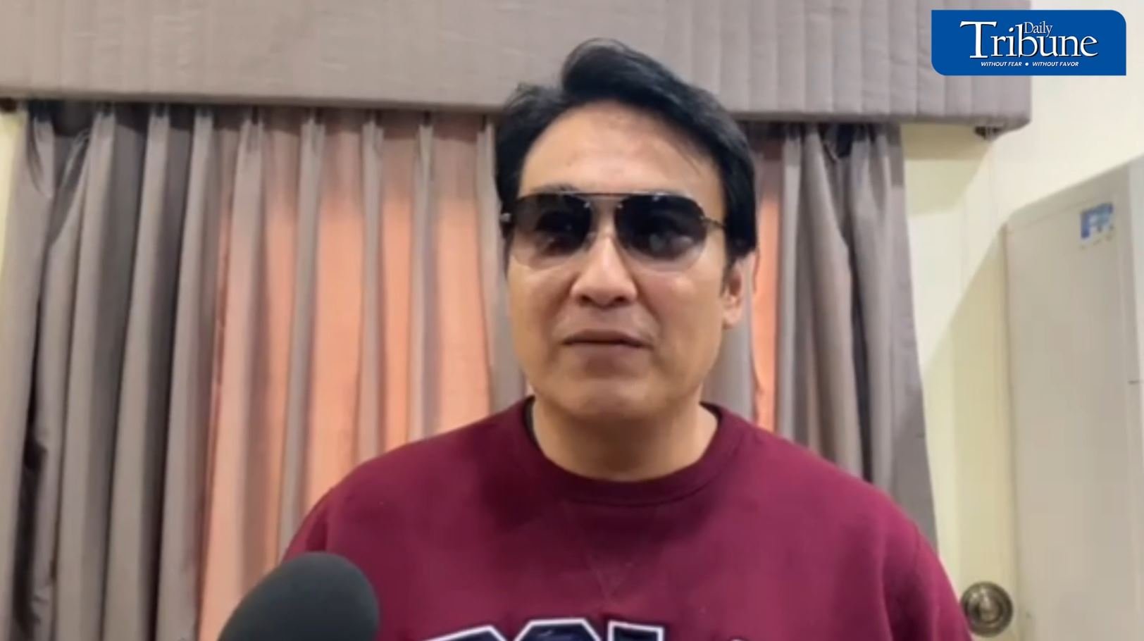 Bong Revilla visits landslide, flood victims in Davao Region