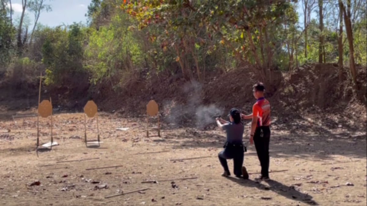 Ilocos Norte cops hold handgun proficiency training