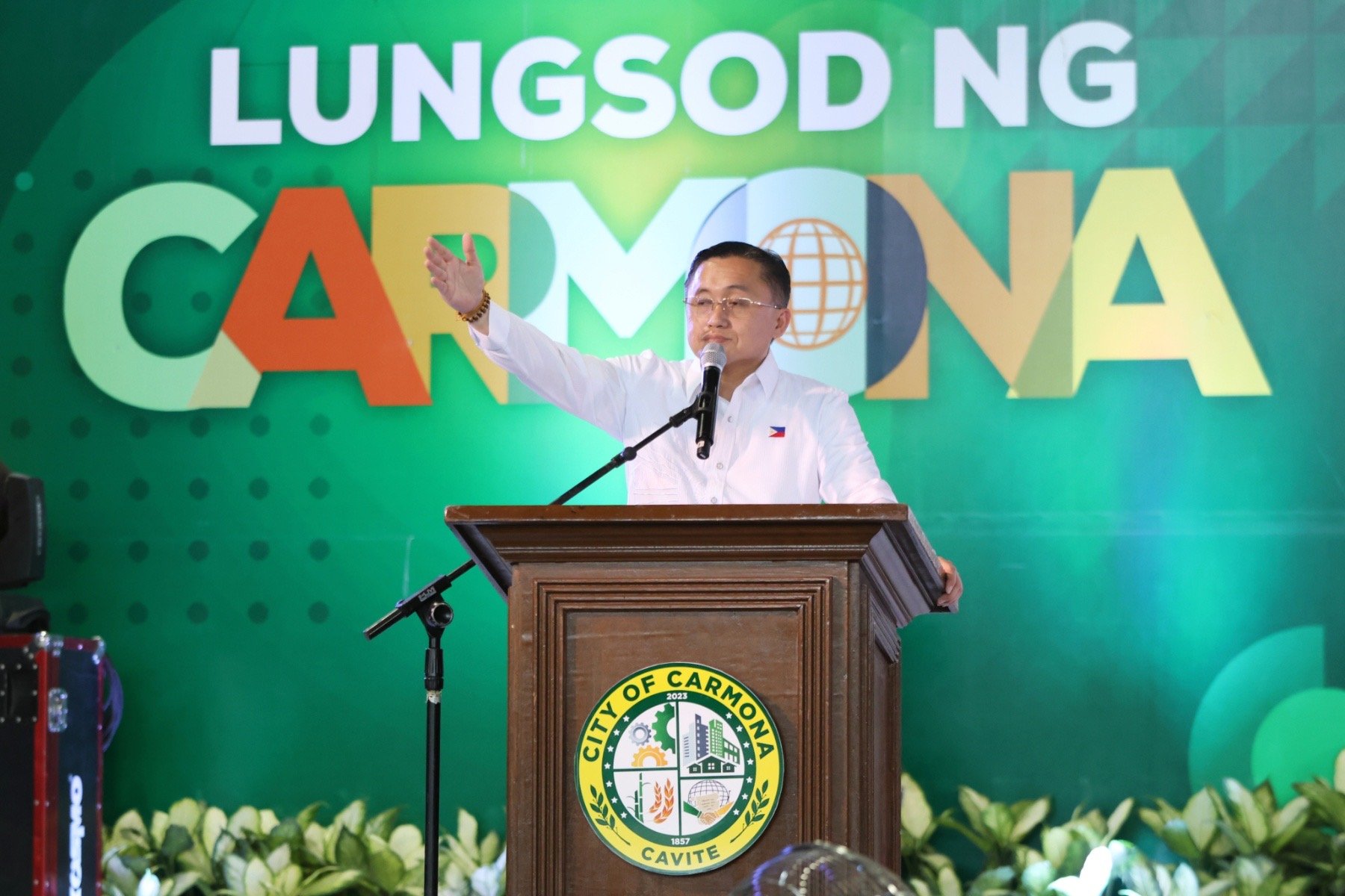 Bong Go joins Carmona cityhood anniversary; pledges continued support