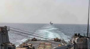Houthis fire missiles
at British ship
