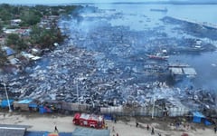 Massive blaze engulfs Puerto Princesa coastal homes