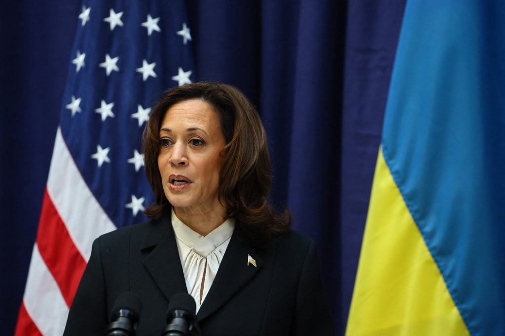 US 'can't play political games' over Ukraine aid: VP Harris