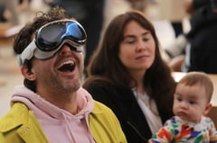 US Apple fans get hands on pricey Vision Pro headset