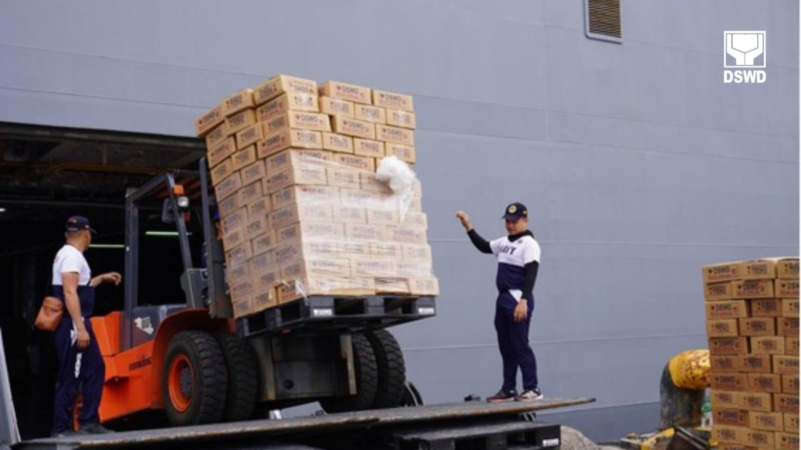 DSWD Davao office receives food packs