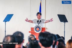 PBBM, Laurel interact with land owners in Pampanga