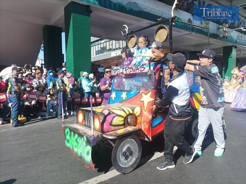 Perhaps the smallest float at Panagbenga 2024 