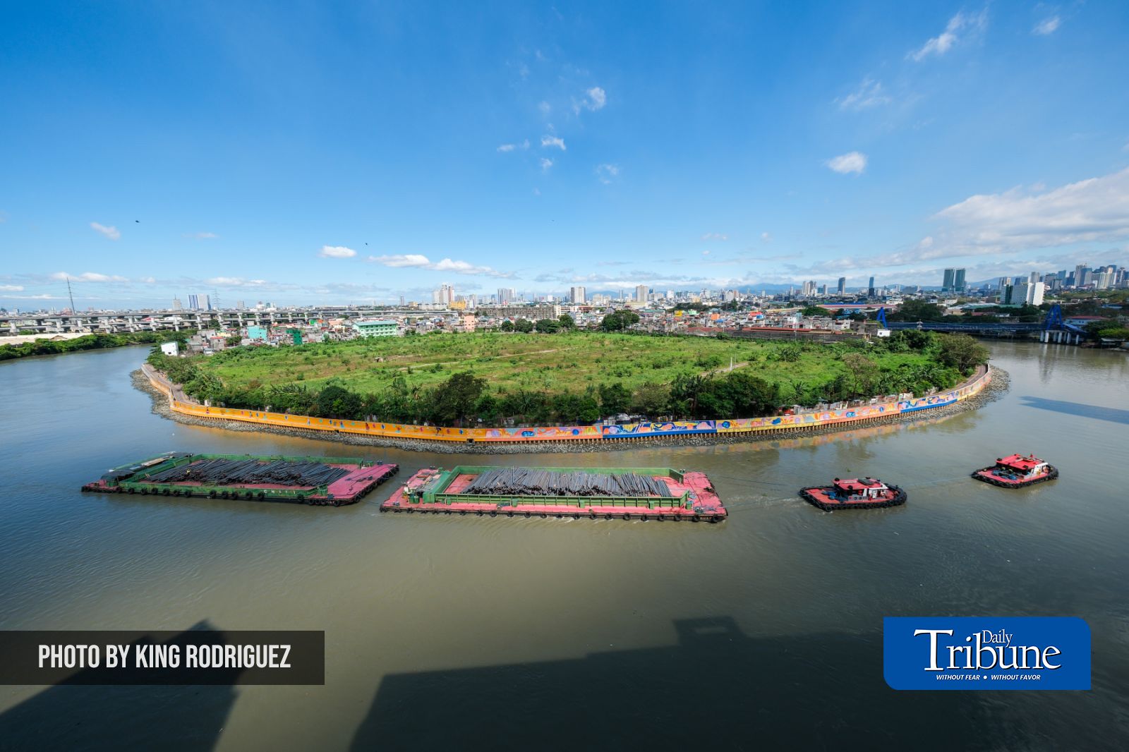 River transit for metal rods