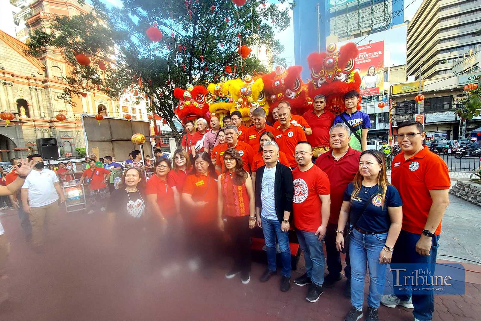 Chinese New Year celebration in Binondo Square