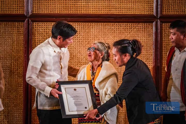 PBBM presents Presidential Merit Award to Apo Whang Od