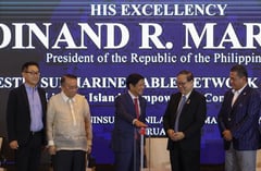 PBBM attends Philippine Domestic Submarine Cable Network Lighting ceremony