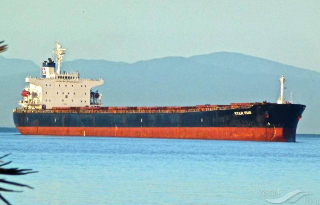 Houthis hit cargo ship