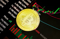 Stocks drop as bitcoin hits fresh record high