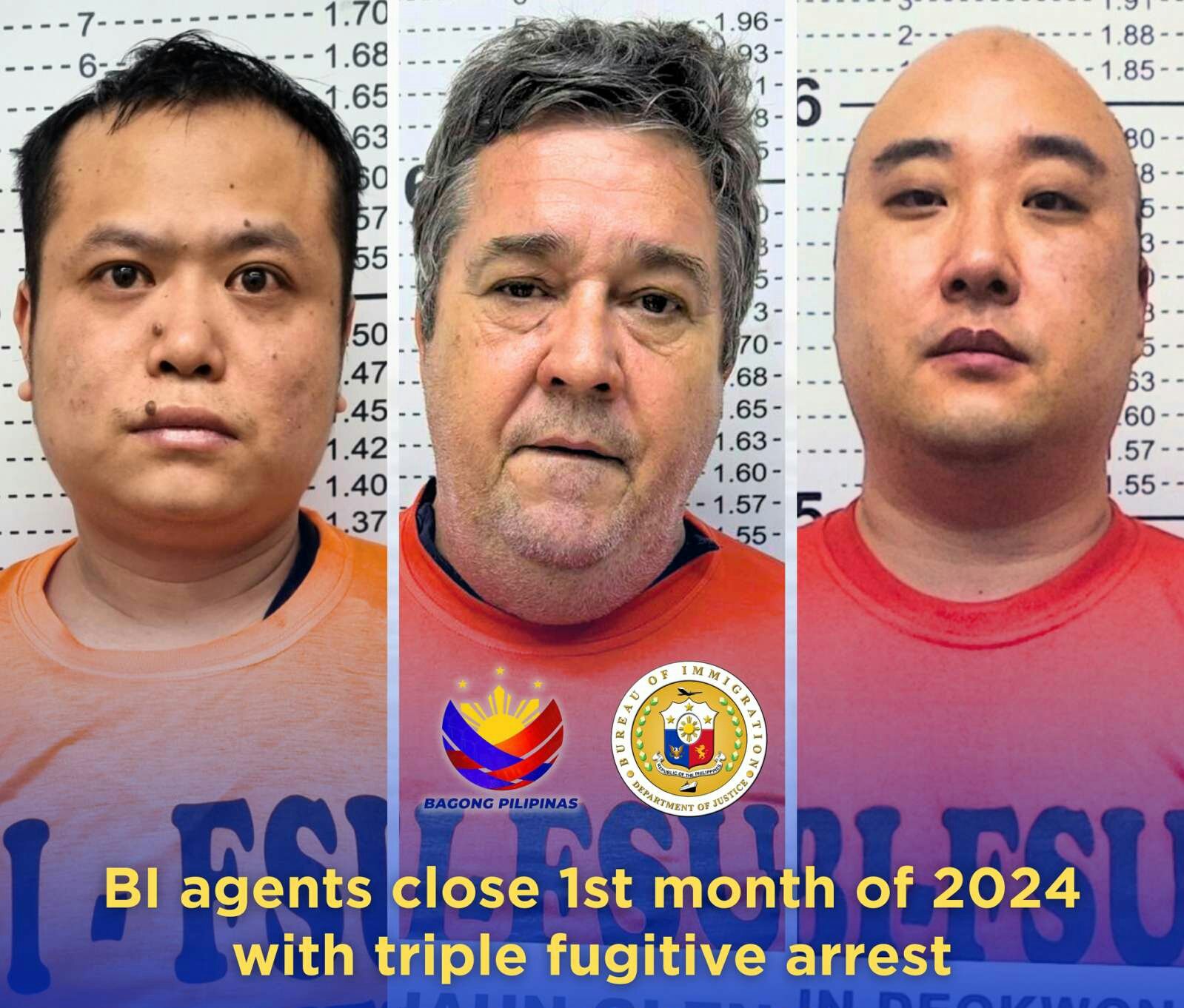 Agents close first month with triple fugitive arrests

