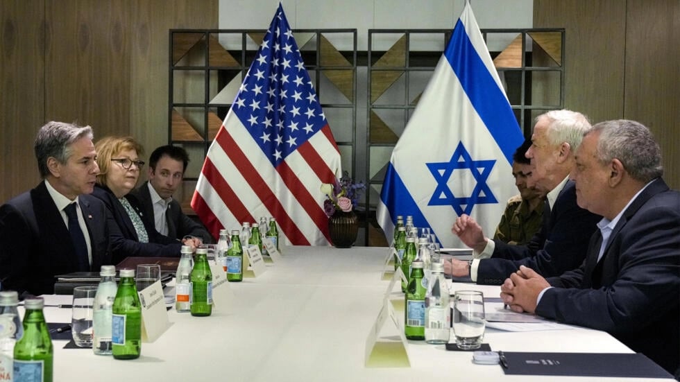 Blinken pushes for hostage deal with Israel cabinet centrists