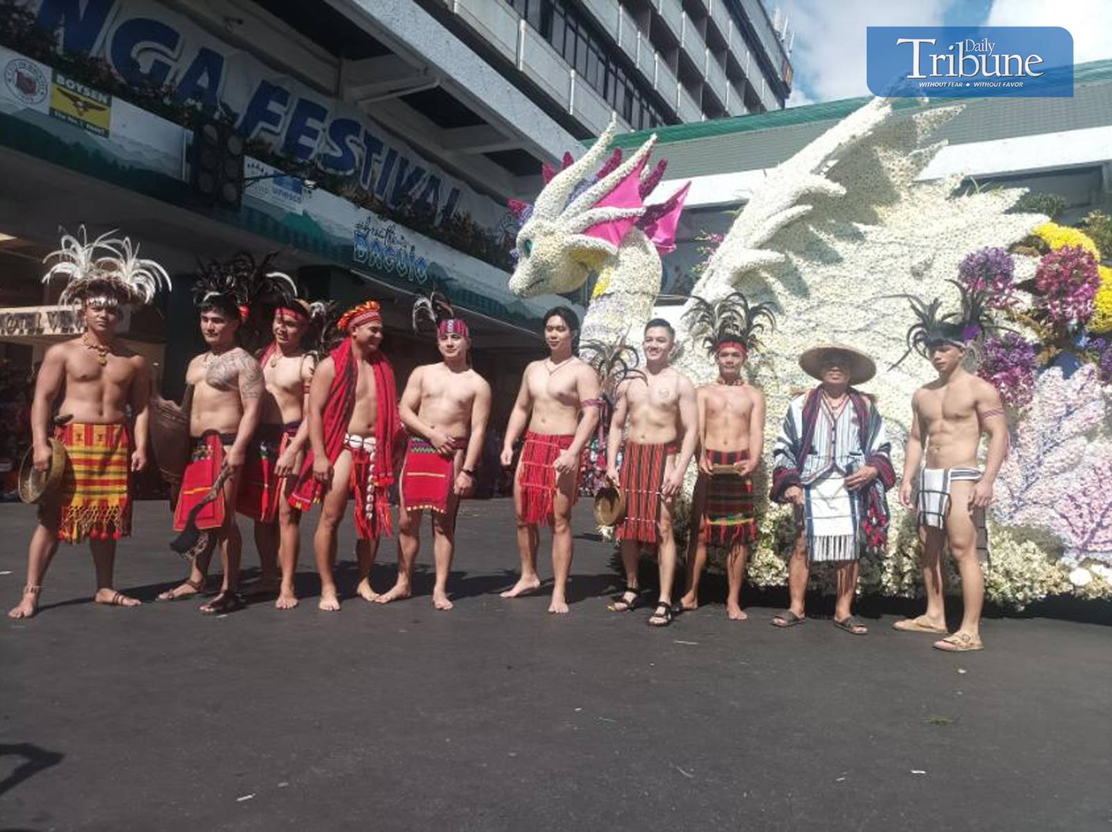 Baguio's temp rises up