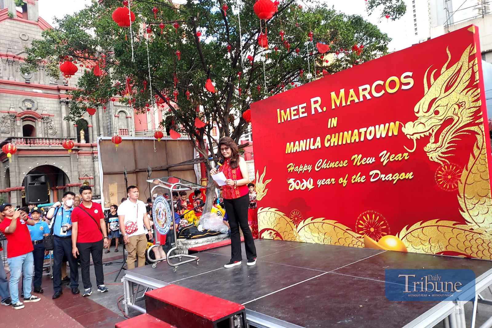 Chinese New Year celebration in Binondo Square