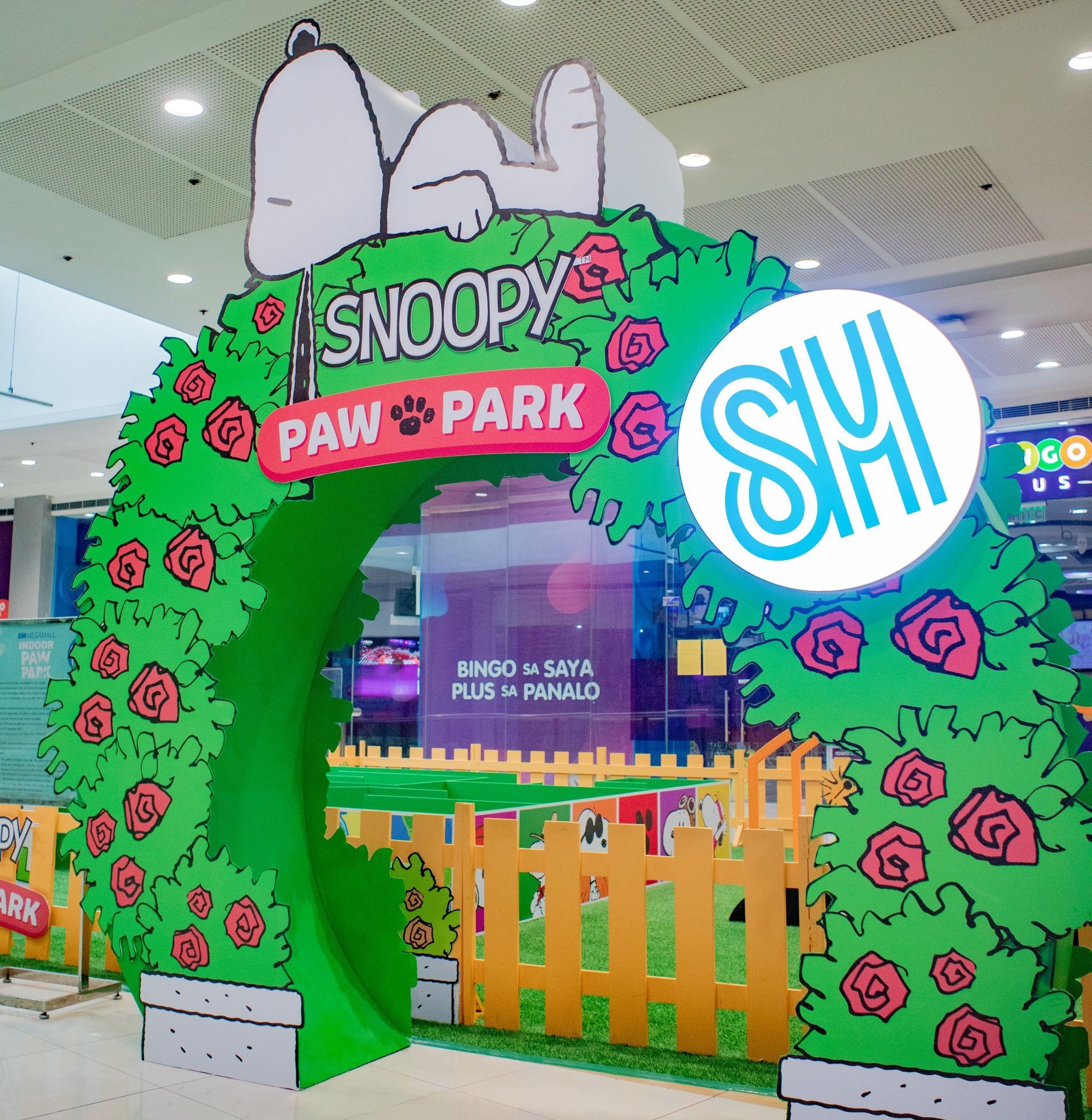 Explore the magic of Snoopy Paw Park at SM Megamall