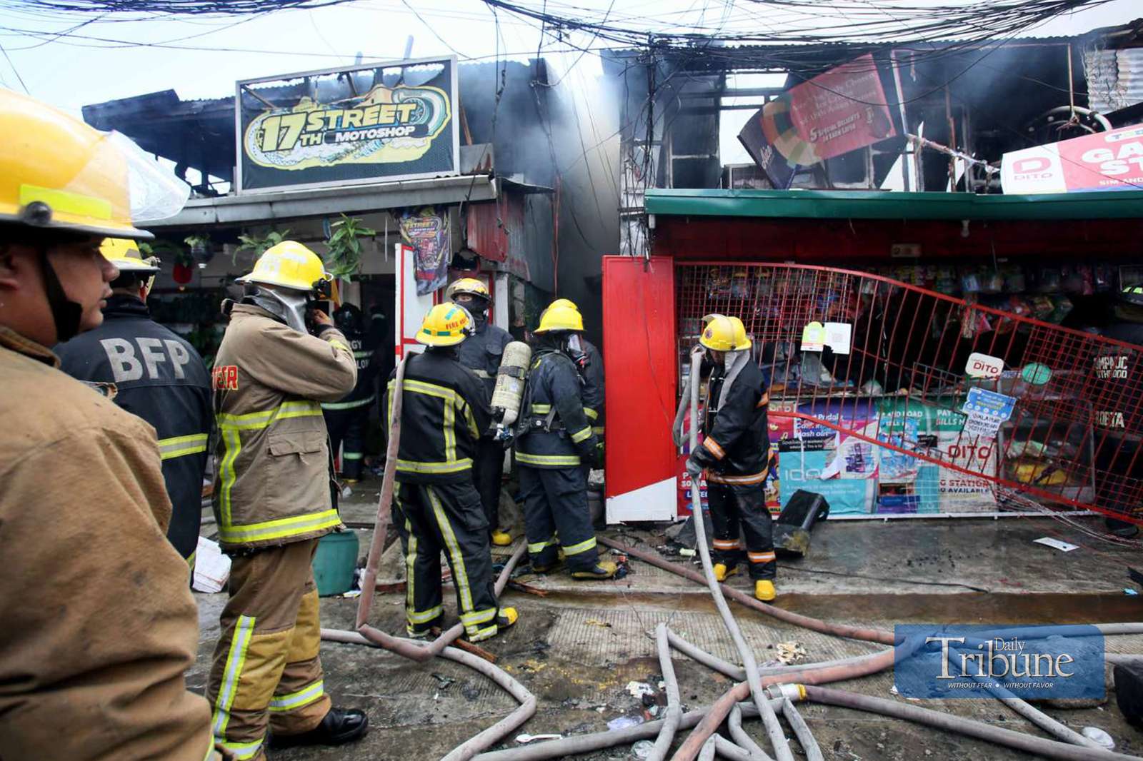 QC firefighters in action