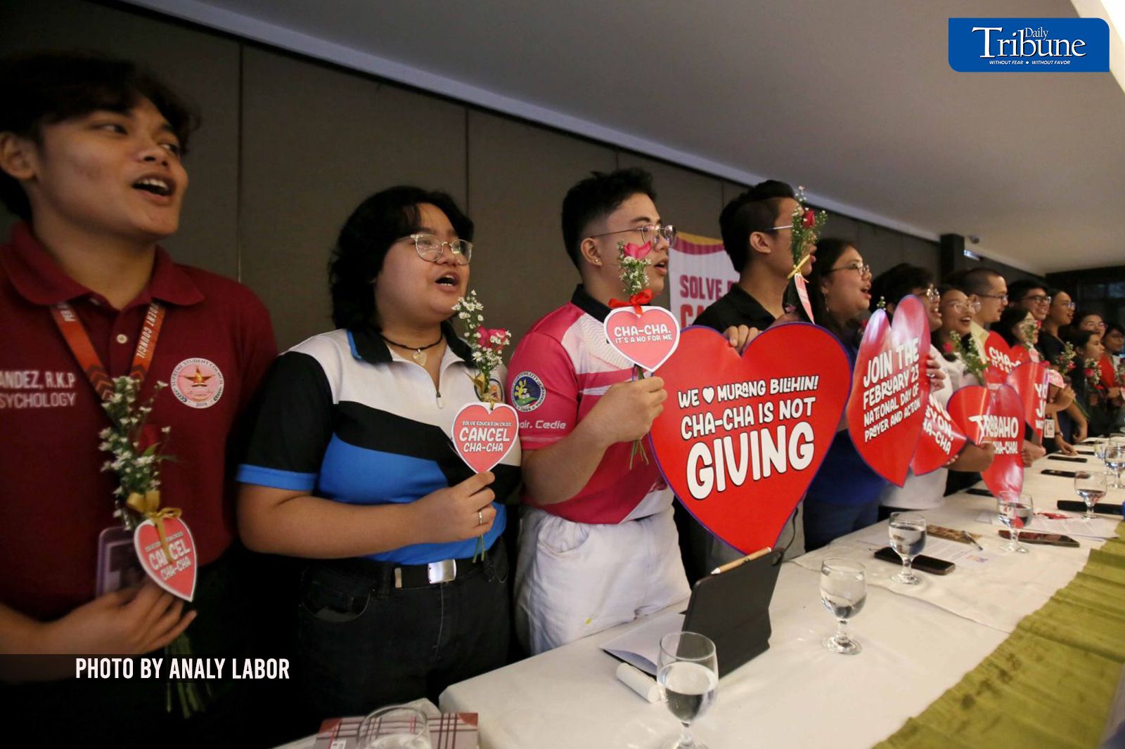 Youth leaders rally against cha-cha