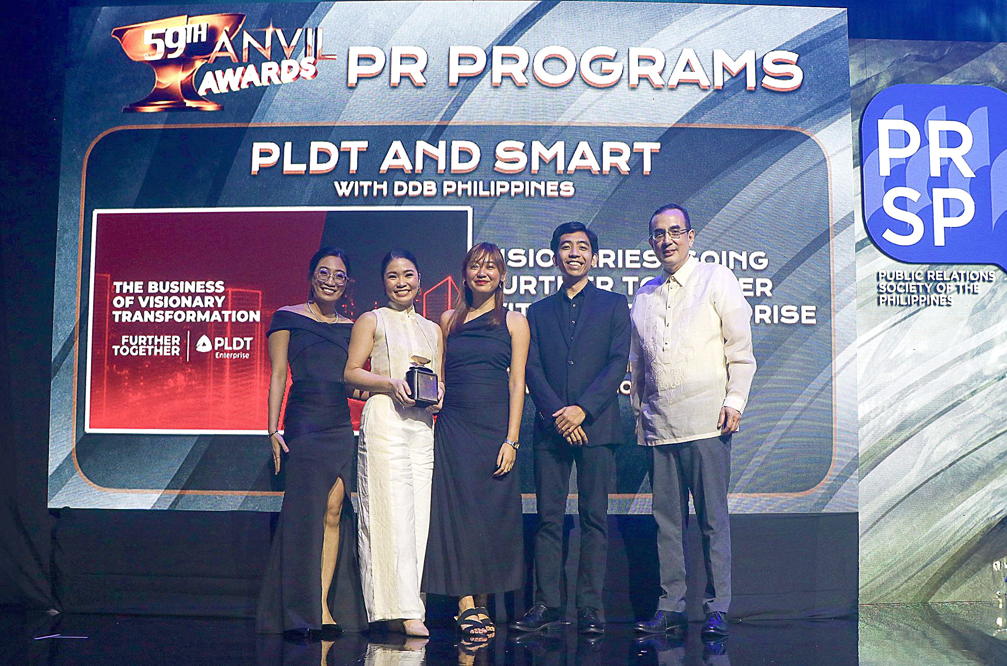 PLDT Enterprise’s “VISIONARIES” honored with the Silver Anvil at the 59th Anvil Awards