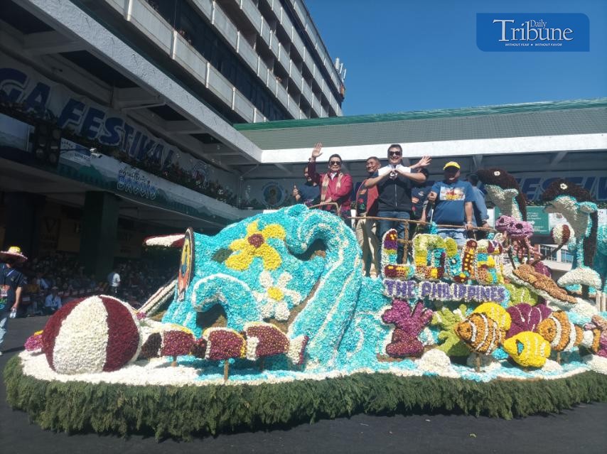 TIEZA float at Panagbenga 2024 
