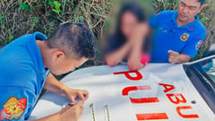 ‘High’ lady blocks expressway