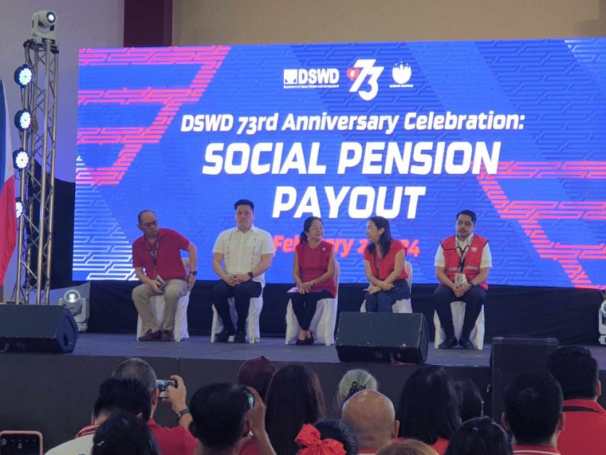 First Lady, Gatchalian lead social pension payout for poor seniors