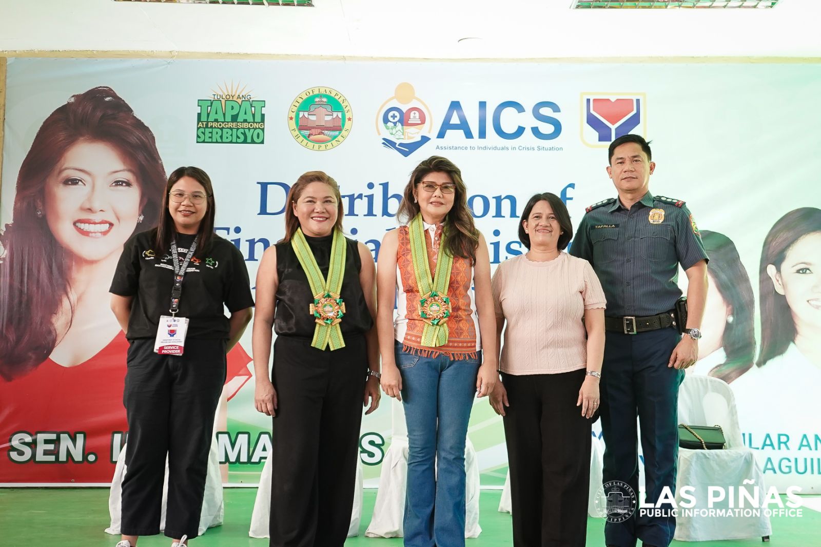 Sen. Marcos, Vice Aguilar lead distribution of P9-M AICS