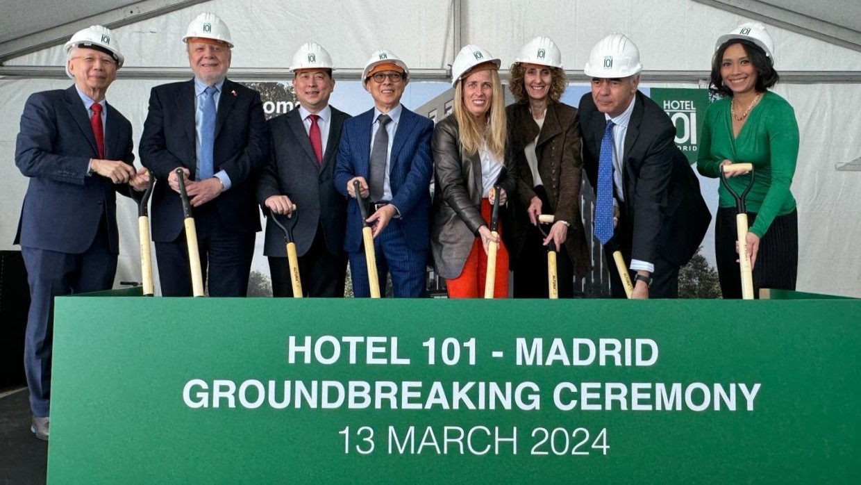 Hotel101-Madrid breaks ground 