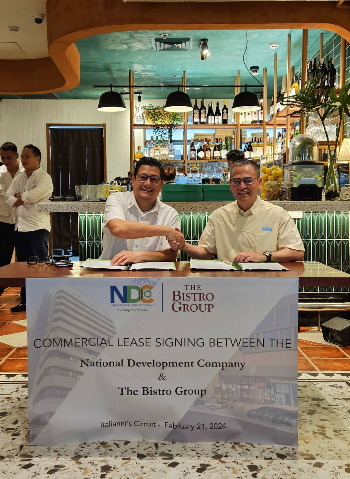 The Bistro Group seals P175-M lease with NDC