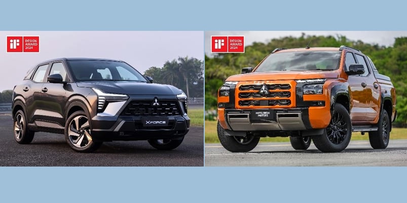Mitsubishi Motors hits gold: Triton1 and Xforce bag iF DESIGN AWARD 2024