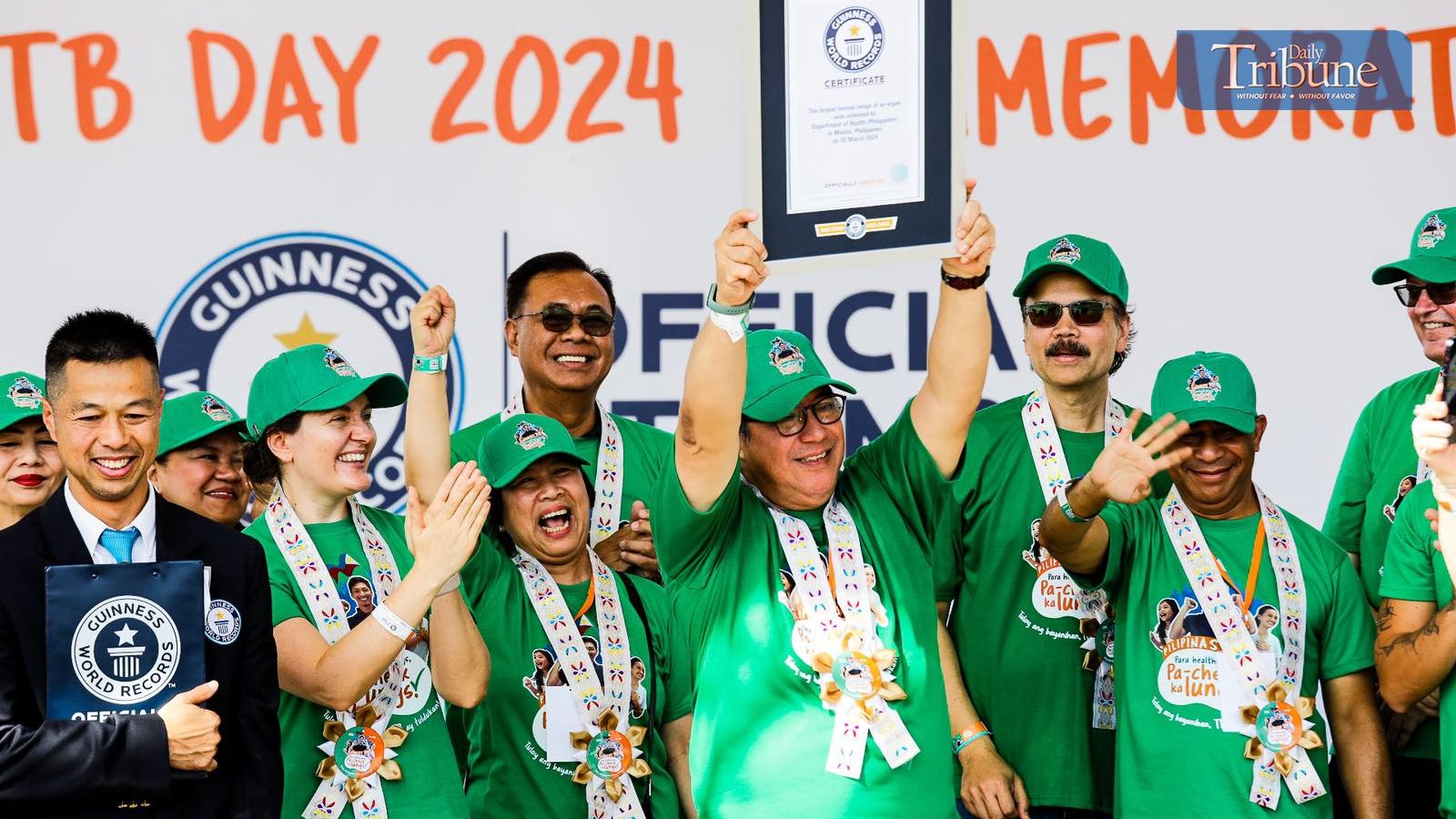 Manila makes Guinness World Record for TB awareness