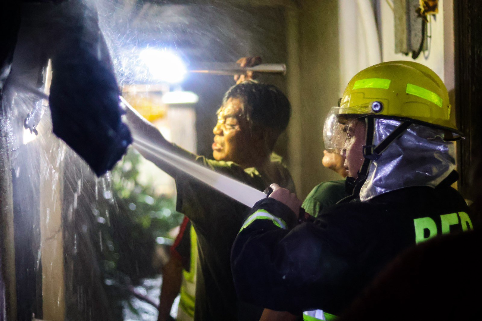 House fire in Batac