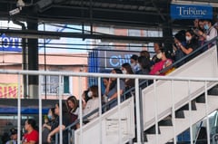 Long queue at Taft Ave. Station