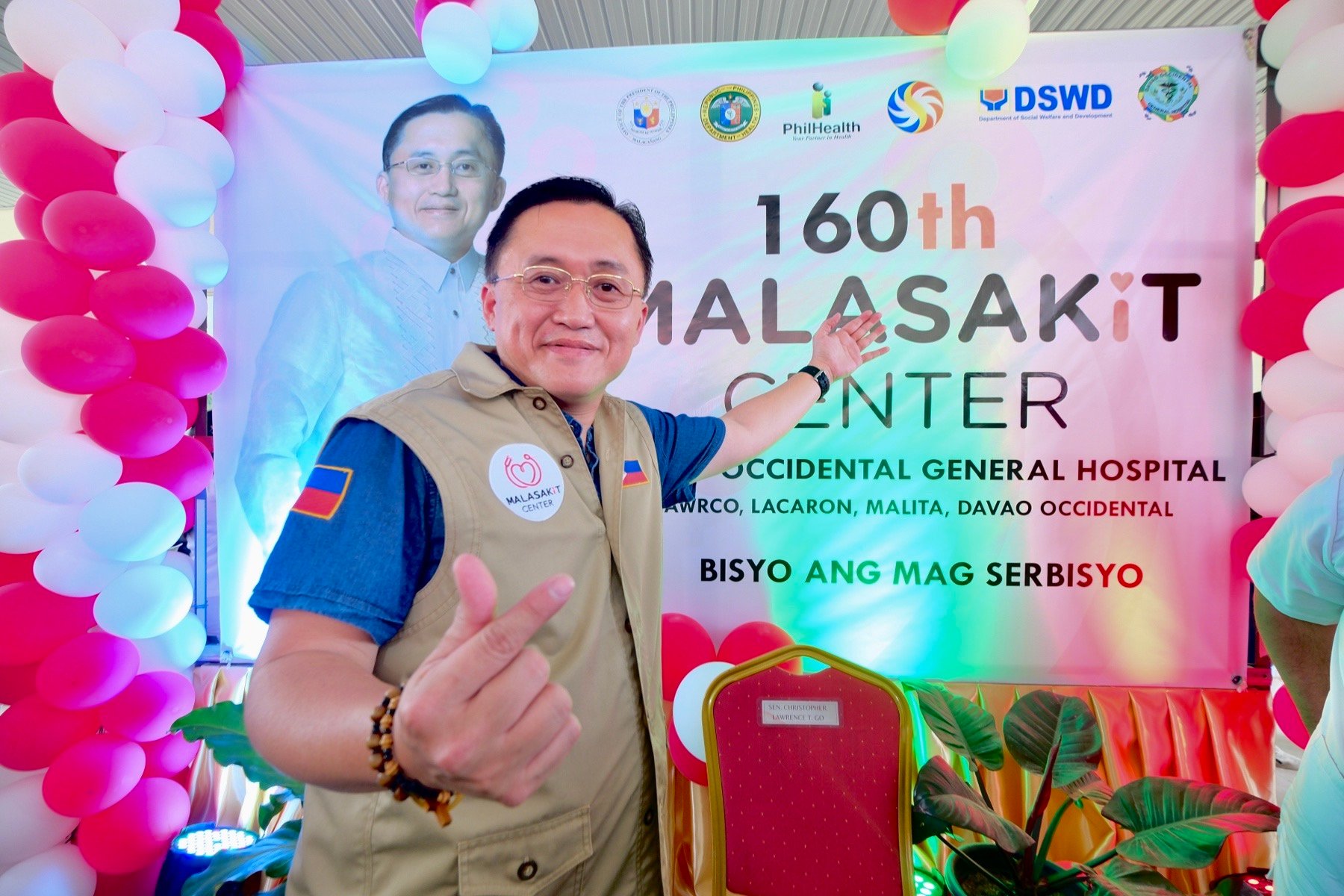 Bong Go opens 160th Malasakit Center in Davao Occidental